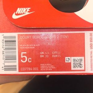 Toddler Black Air Force 1 Mid-Too